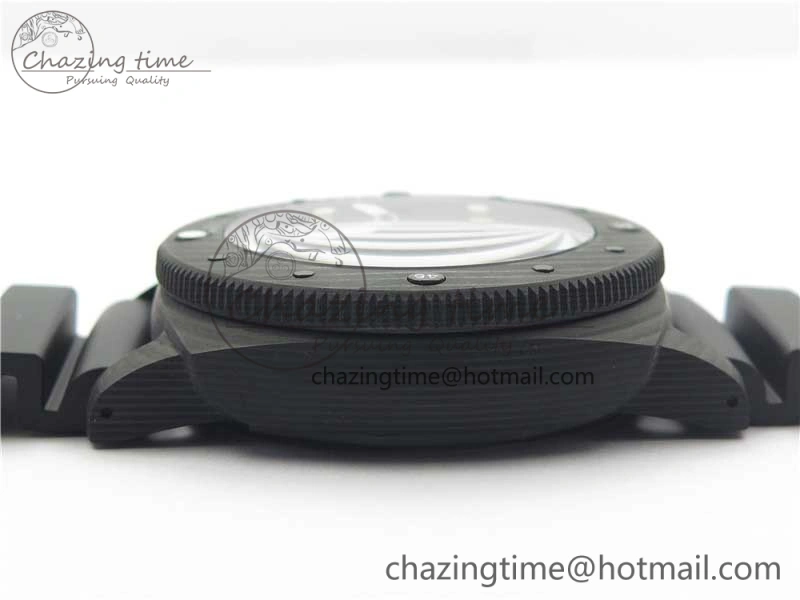 PAM979 Carbotech VSF Best Edition Carbon Dial on Rubber Strap P.9010 Clone (Free Leather Strap)