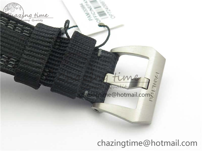 PAM984 Mike Horn Submersible VSF 1:1 Best Edition Black Dial on Black Nylon Strap P.9010 Clone