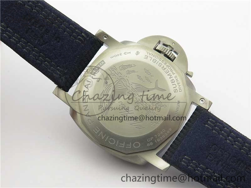 PAM984 Mike Horn Submersible VSF 1:1 Best Edition Black Dial on Black Nylon Strap P.9010 Clone