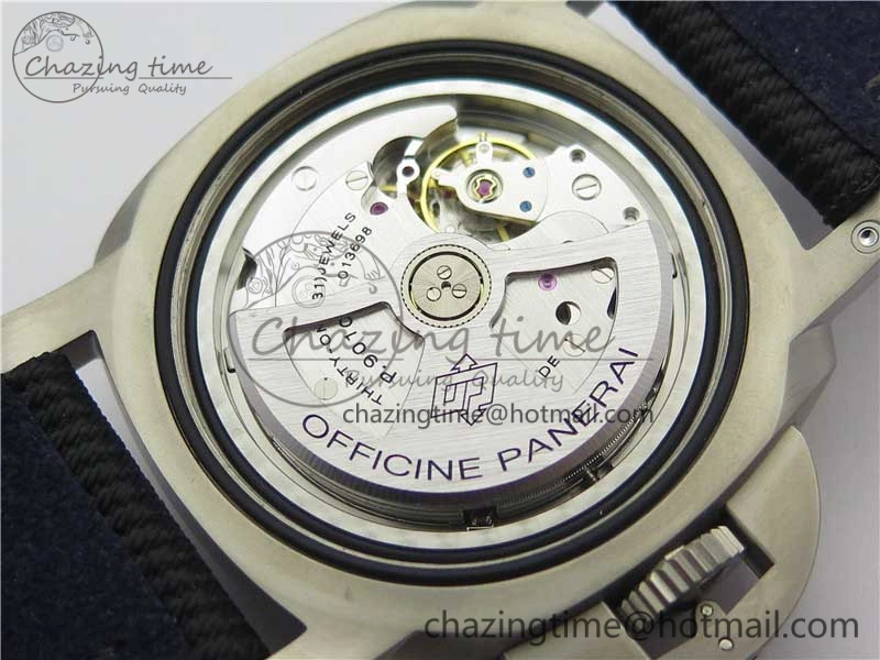 PAM984 Mike Horn Submersible VSF 1:1 Best Edition Black Dial on Black Nylon Strap P.9010 Clone