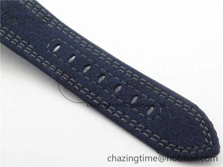 PAM985 Mike Horn Submersible VSF 1:1 Best Edition Black Dial on Blue Nylon Strap P.9010 Clone