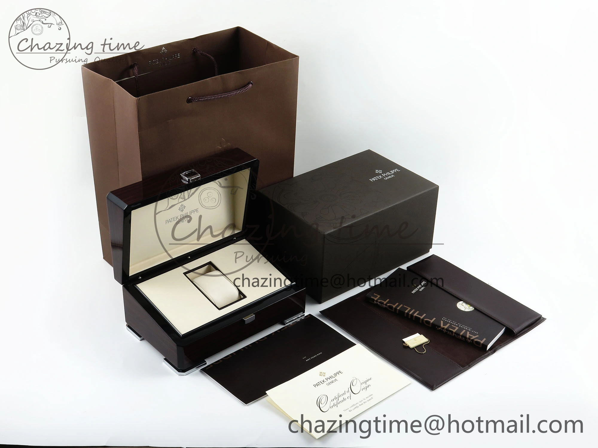 PATEK PHILIPPE 1:1 HIGH QUALITY BOX WITH PAPERS AND CERTIFICATE
