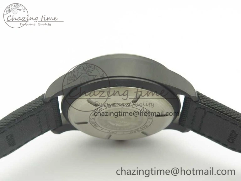 PILOT IW389001 ZF 1:1 Best Edition Ceramic Case Black Dial on Nylon Strap A7750 (Same Function As Genuine)