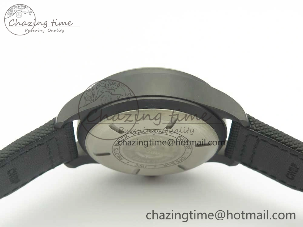 PILOT IW389001 ZF 1:1 Best Edition Ceramic Case Black Dial on Nylon Strap A7750 (Same Function As Genuine)