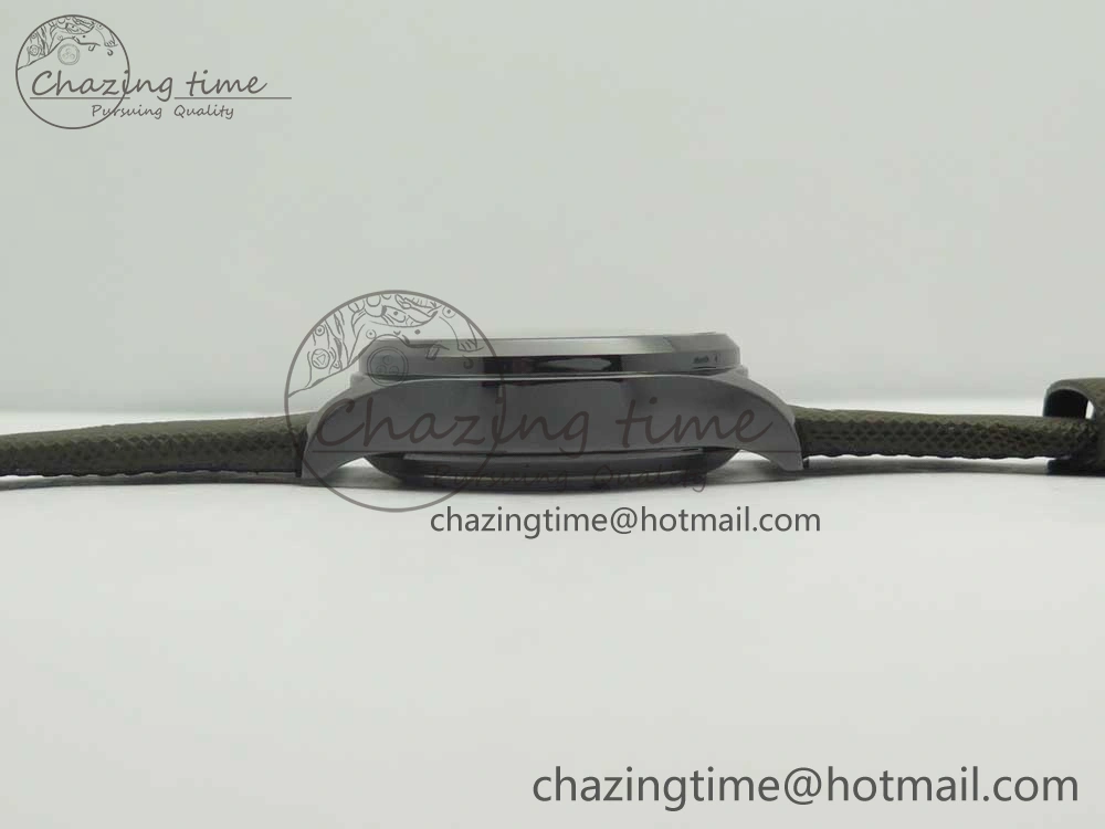 PILOT IW389001 ZF 1:1 Best Edition Ceramic Case Green Dial on Green Nylon Strap A7750 (Function Same As Genuine)