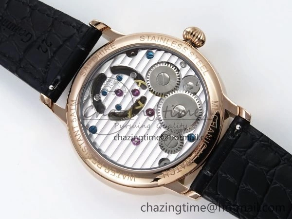 PP Tourbillon RG RMSF Edition Blue Dial on Blue Leather Strap