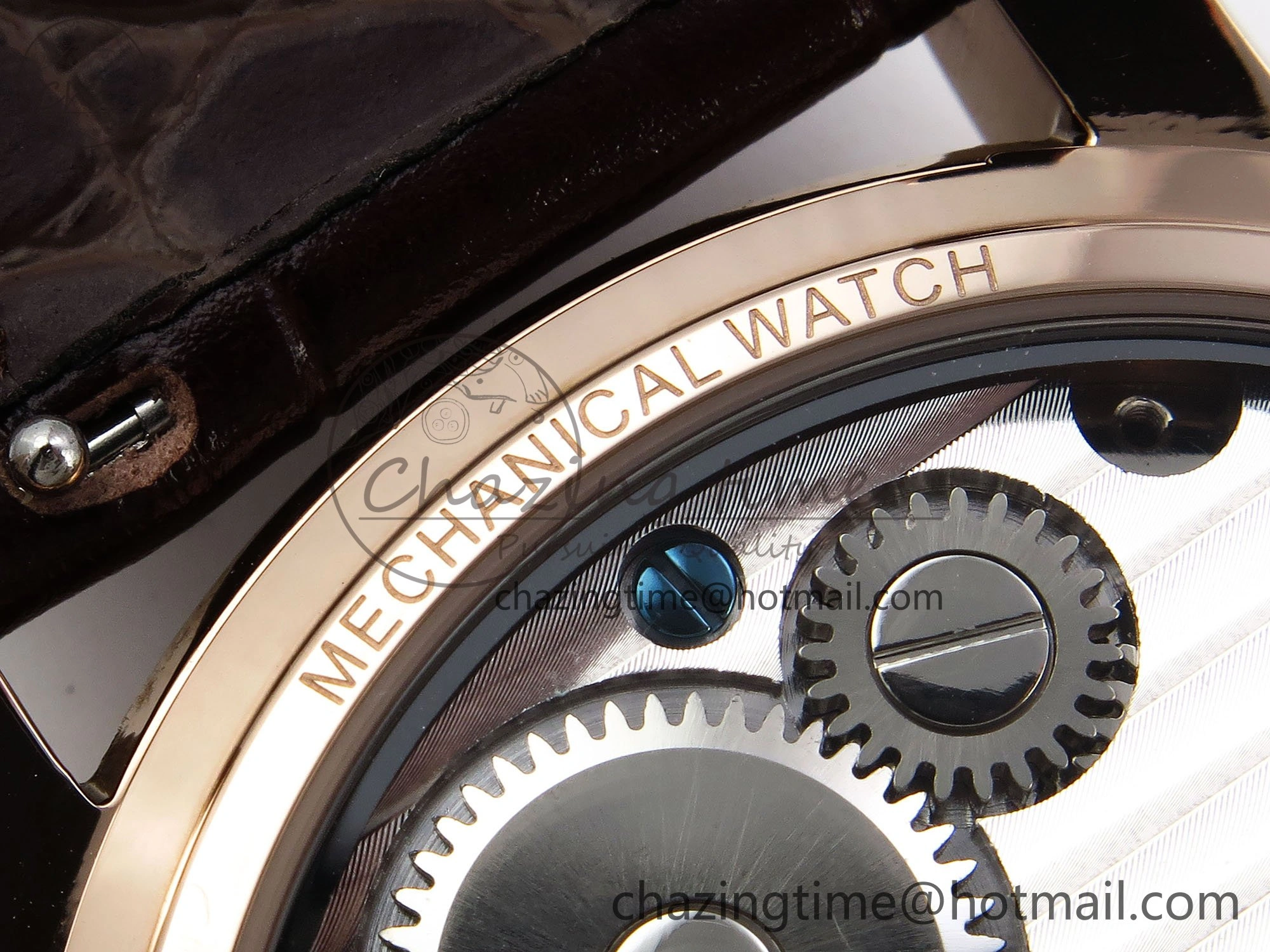 PP Tourbillon RG RMSF Edition Green Dial on Brown Leather Strap