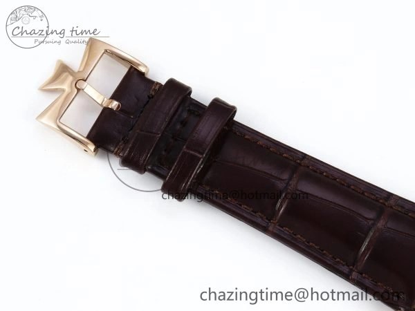 PP Tourbillon RG RMSF Edition Green Dial on Brown Leather Strap