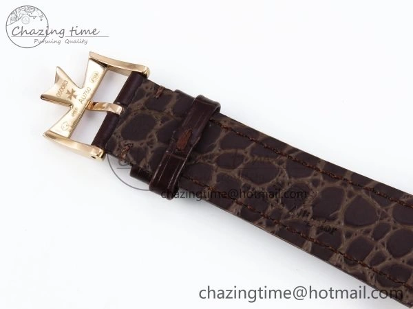 PP Tourbillon RG RMSF Edition Green Dial on Brown Leather Strap
