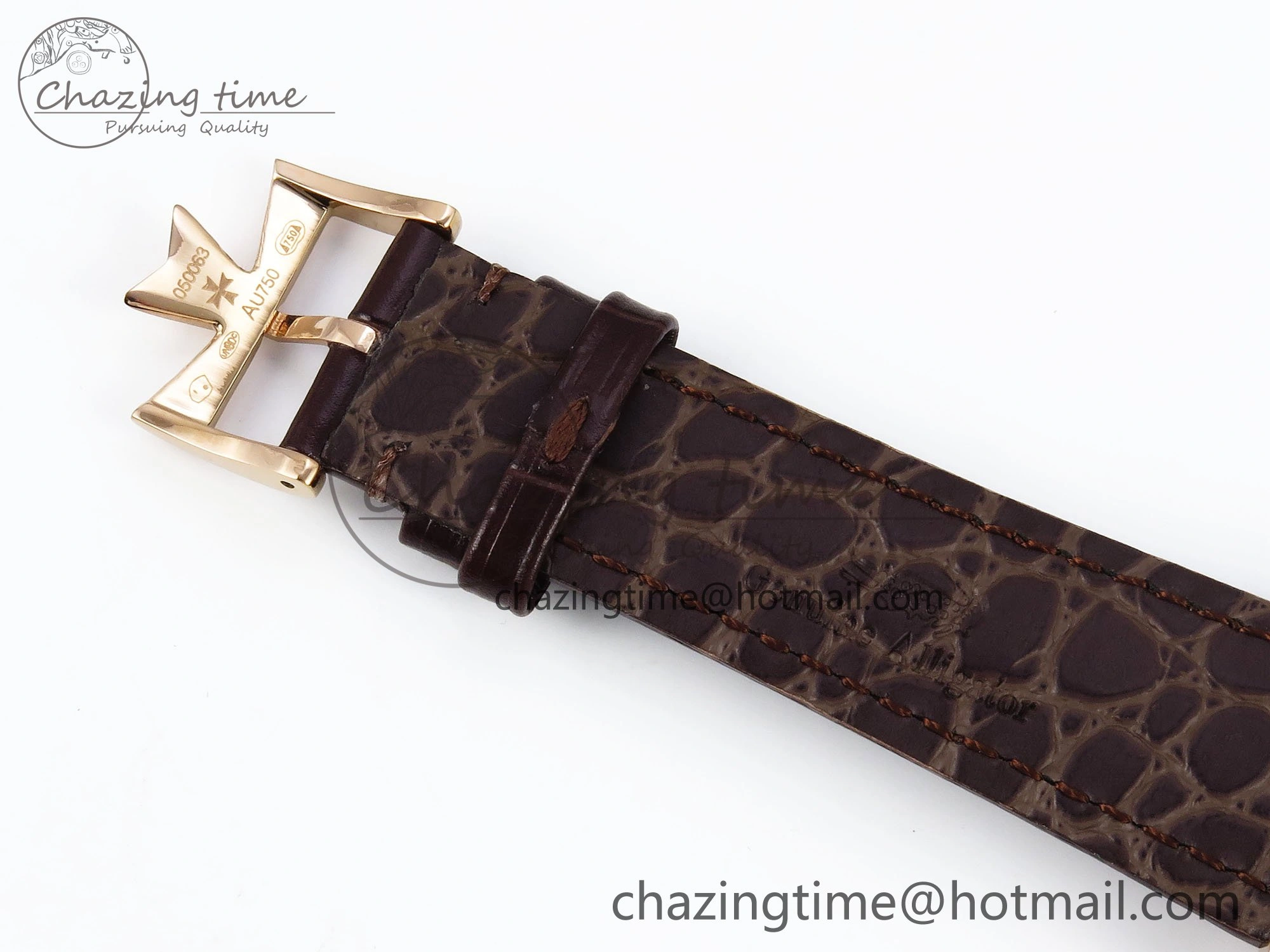 PP Tourbillon RG RMSF Edition Green Dial on Brown Leather Strap