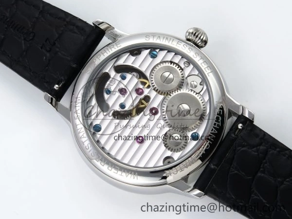 PP Tourbillon SS RMSF Edition Blue Dial on Blue Leather Strap