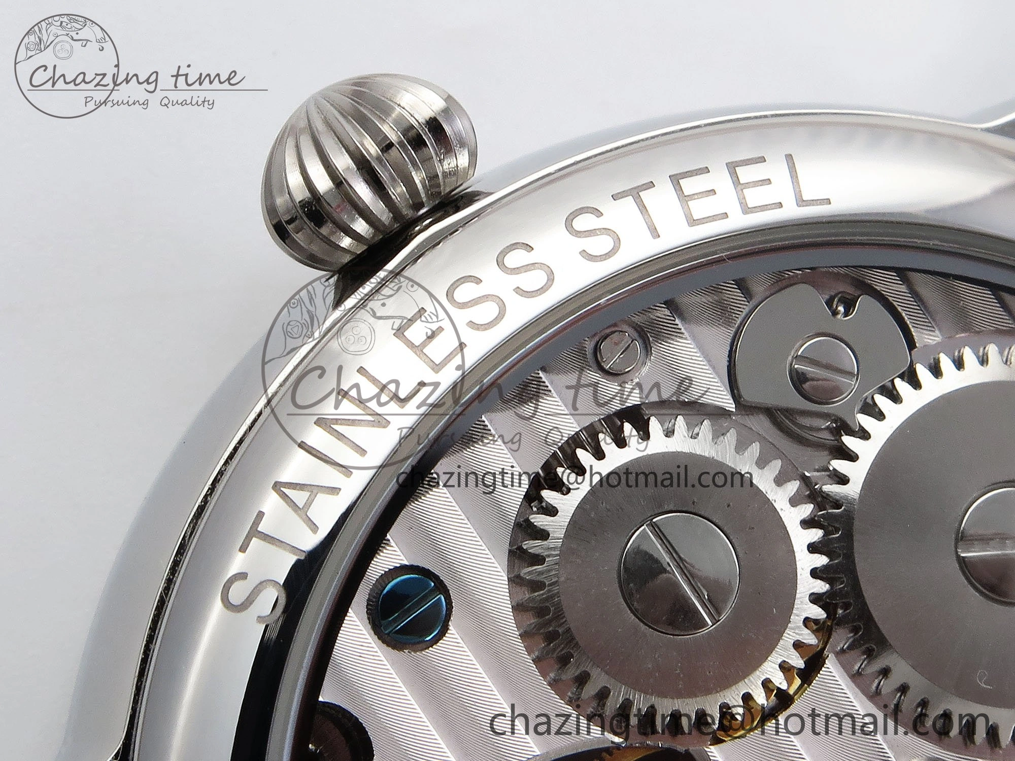 PP Tourbillon SS RMSF Edition Blue Dial on Blue Leather Strap