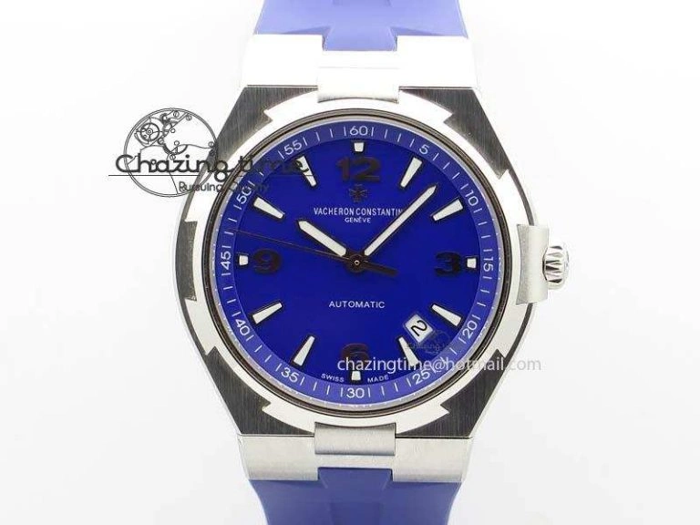 PP Tourbillon SS RMSF Edition Blue Dial on Blue Leather Strap
