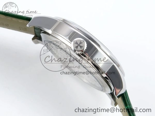 PP Tourbillon SS RMSF Edition Green Dial on Green Leather Strap