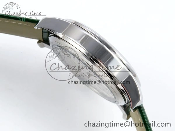 PP Tourbillon SS RMSF Edition Green Dial on Green Leather Strap