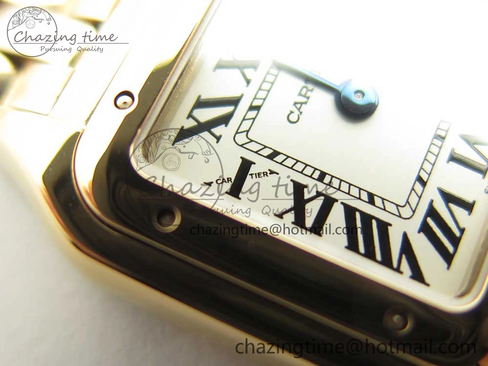 Panthère Secrete Ladies 22mm RG 8848F 1:1 Best Edition White Dial on RG Bracelet Ronda Quartz