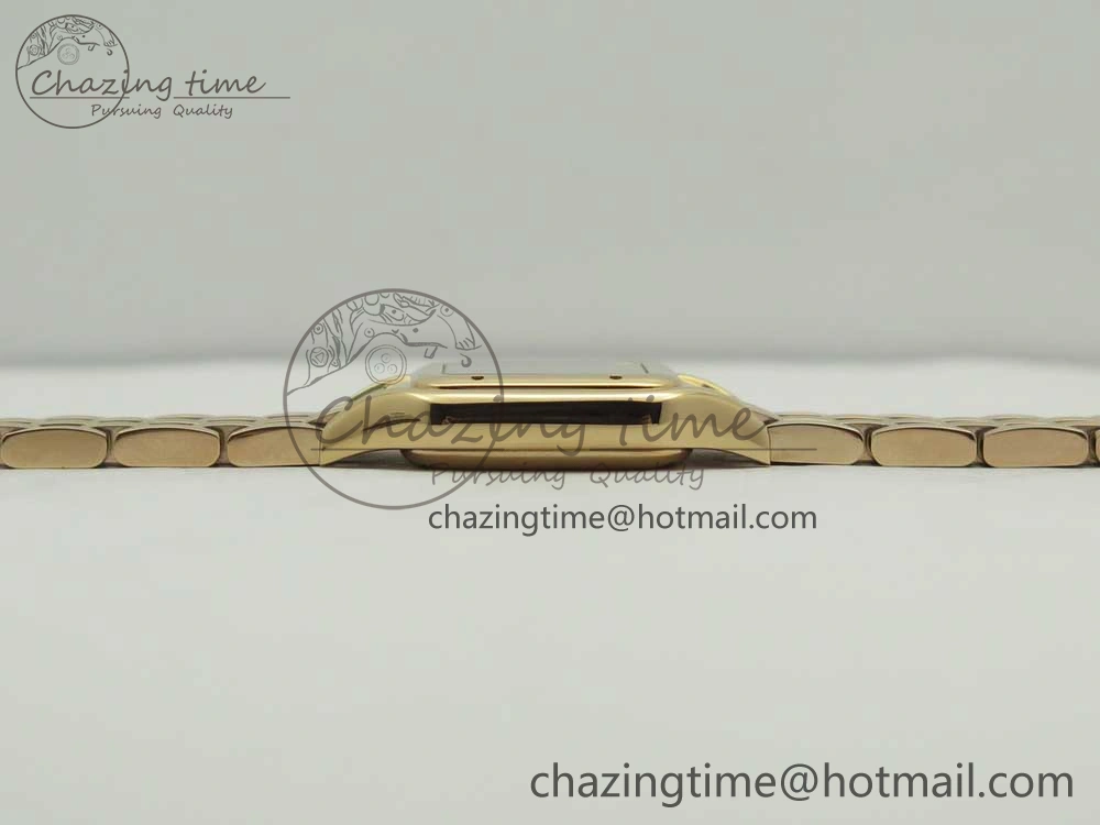 Panthère Secrete Ladies 22mm RG 8848F 1:1 Best Edition White Dial on RG Bracelet Ronda Quartz