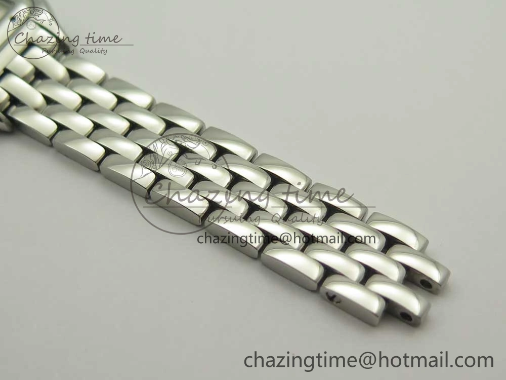 Panthère Secrete Ladies 22mm SS 8848F 1:1 Best Edition White Dial on SS Bracelet Ronda Quartz