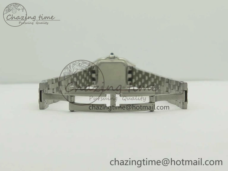 Panthère Secrete Ladies 22mm SS 8848F 1:1 Best Edition White Dial on SS Bracelet Ronda Quartz