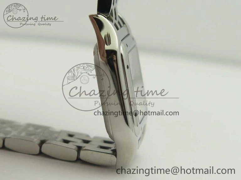 Panthère Secrete Ladies 22mm SS 8848F 1:1 Best Edition White Dial on SS Bracelet Ronda Quartz