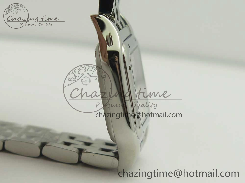 Panthère Secrete Ladies 22mm SS 8848F 1:1 Best Edition White Dial on SS Bracelet Ronda Quartz