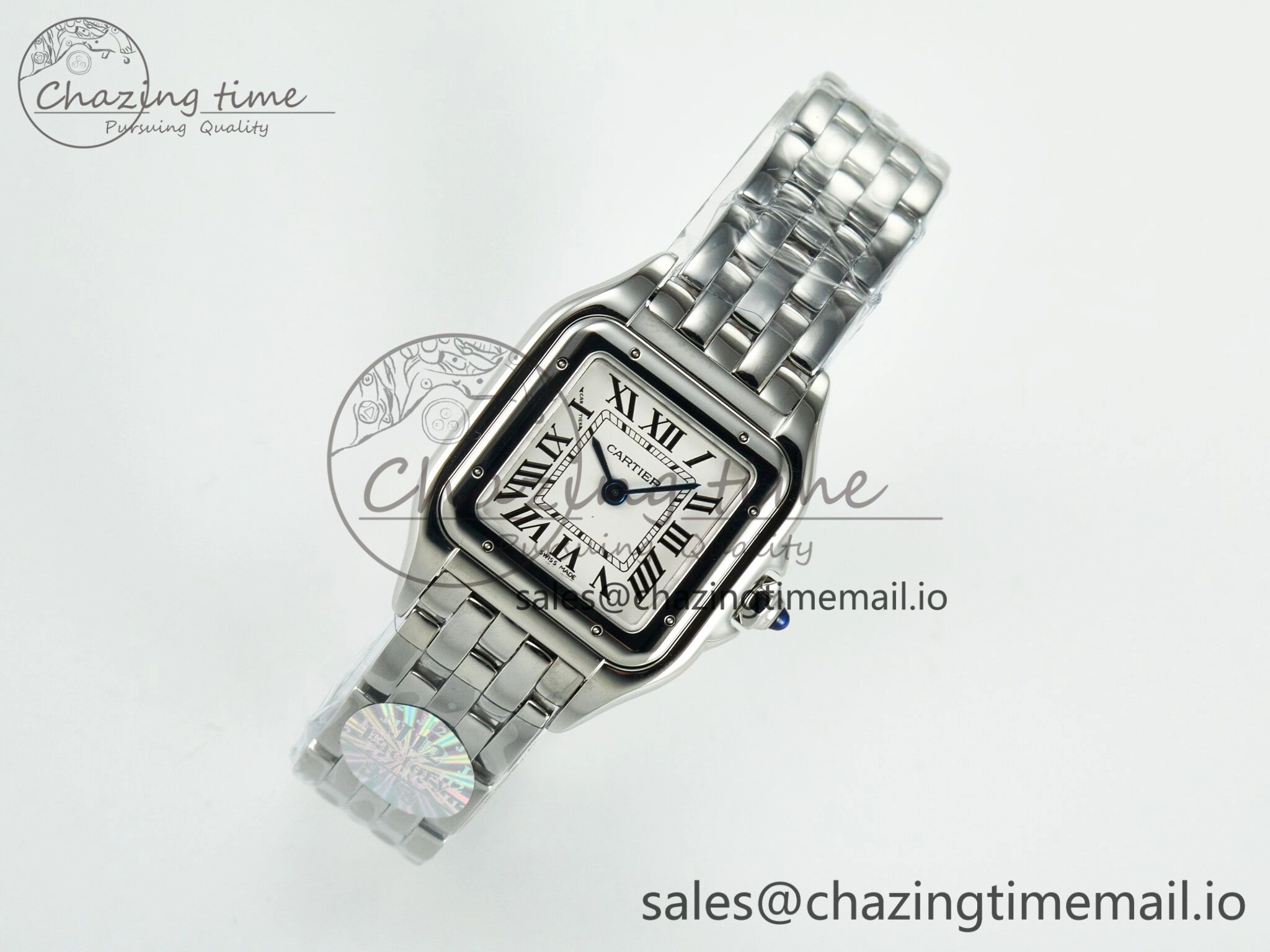 Panthère Secrete Ladies 22mm SS J12F 1:1 Best Edition White Dial on SS Bracelet Ronda Quartz