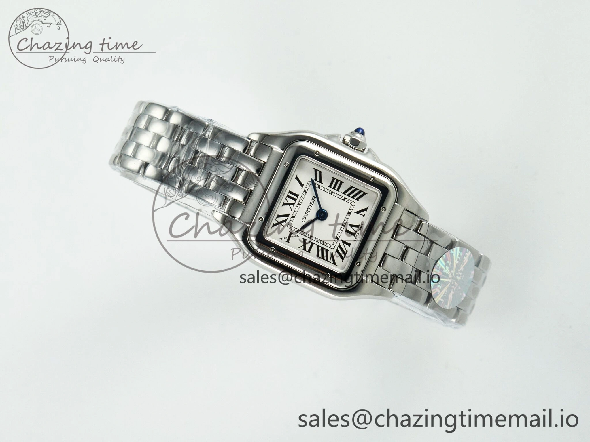 Panthère Secrete Ladies 22mm SS J12F 1:1 Best Edition White Dial on SS Bracelet Ronda Quartz