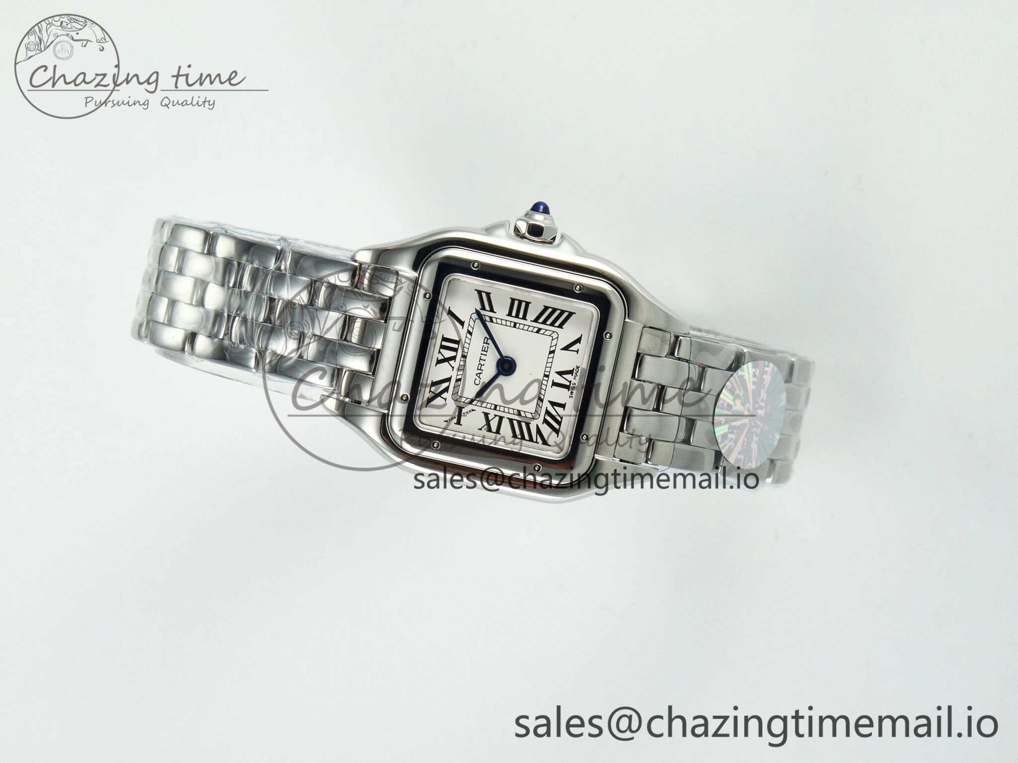 Panthère Secrete Ladies 22mm SS J12F 1:1 Best Edition White Dial on SS Bracelet Ronda Quartz
