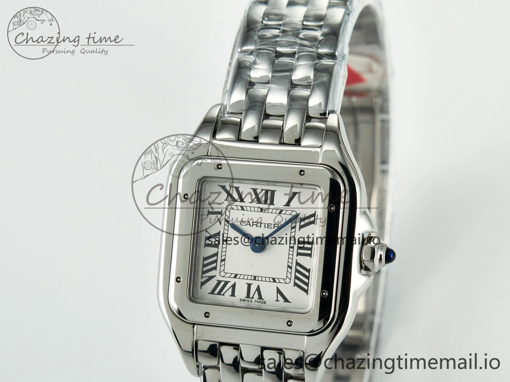 Panthère Secrete Ladies 22mm SS J12F 1:1 Best Edition White Dial on SS Bracelet Ronda Quartz