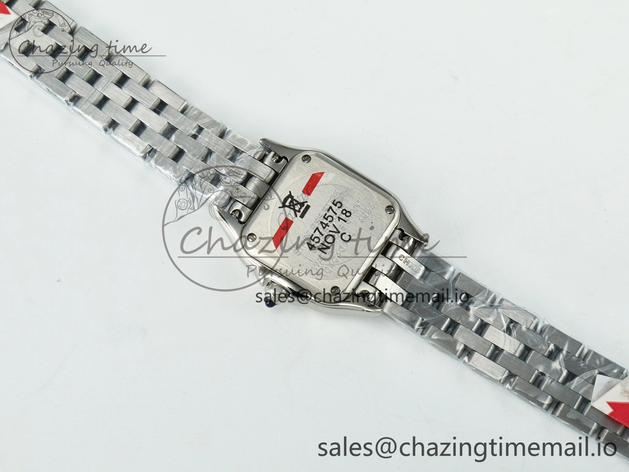 Panthère Secrete Ladies 22mm SS J12F 1:1 Best Edition White Dial on SS Bracelet Ronda Quartz