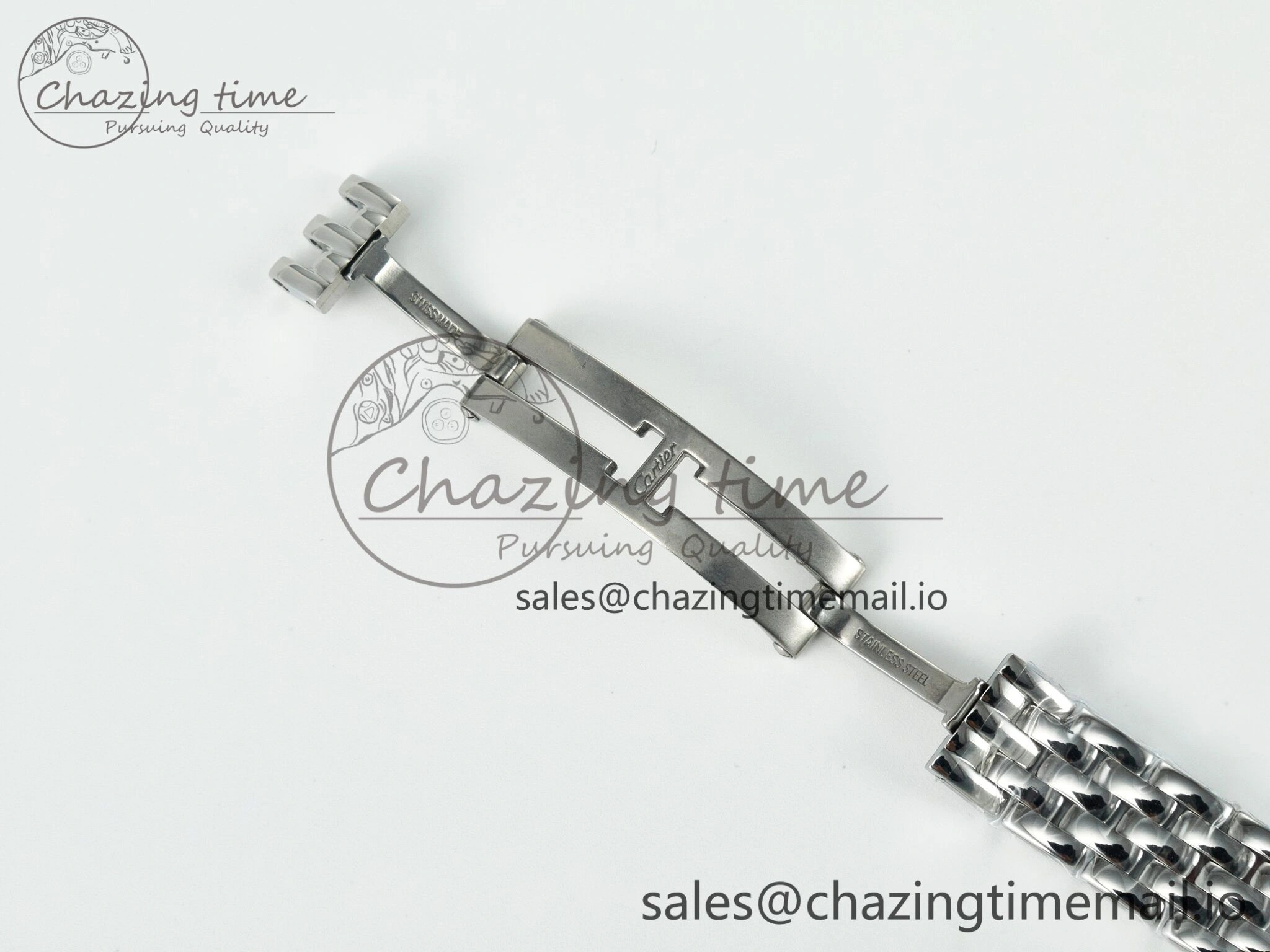Panthère Secrete Ladies 22mm SS J12F 1:1 Best Edition White Dial on SS Bracelet Ronda Quartz