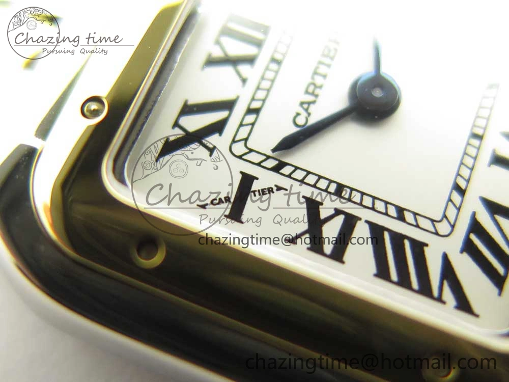 Panthère Secrete Ladies 22mm SS YG 8848F 1:1 Best Edition White Dial on SS YG Bracelet Ronda Quartz