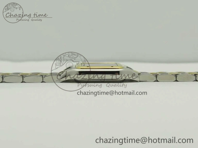 Panthère Secrete Ladies 22mm SS YG 8848F 1:1 Best Edition White Dial on SS YG Bracelet Ronda Quartz
