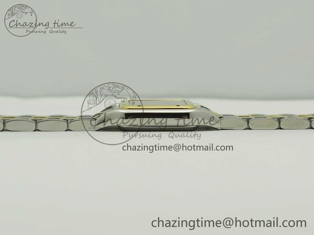 Panthère Secrete Ladies 22mm SS YG 8848F 1:1 Best Edition White Dial on SS YG Bracelet Ronda Quartz
