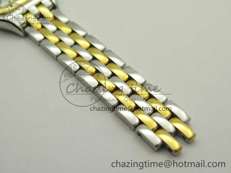 Panthère Secrete Ladies 22mm SS YG 8848F 1:1 Best Edition White Dial on SS YG Bracelet Ronda Quartz