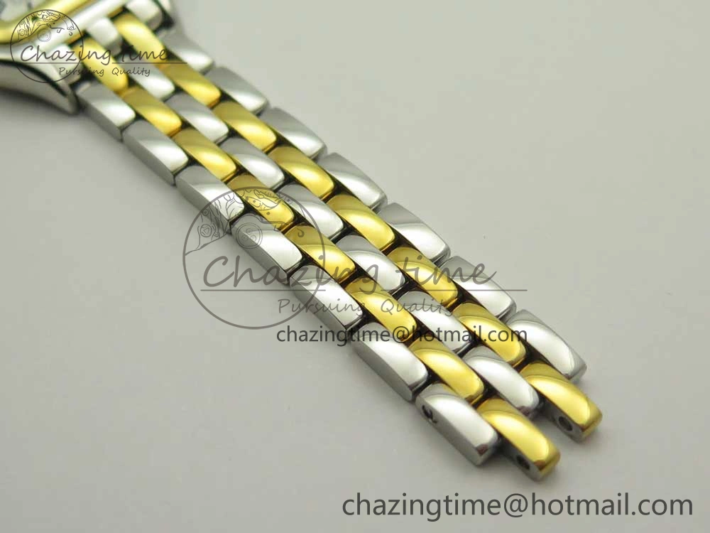 Panthère Secrete Ladies 22mm SS YG 8848F 1:1 Best Edition White Dial on SS YG Bracelet Ronda Quartz