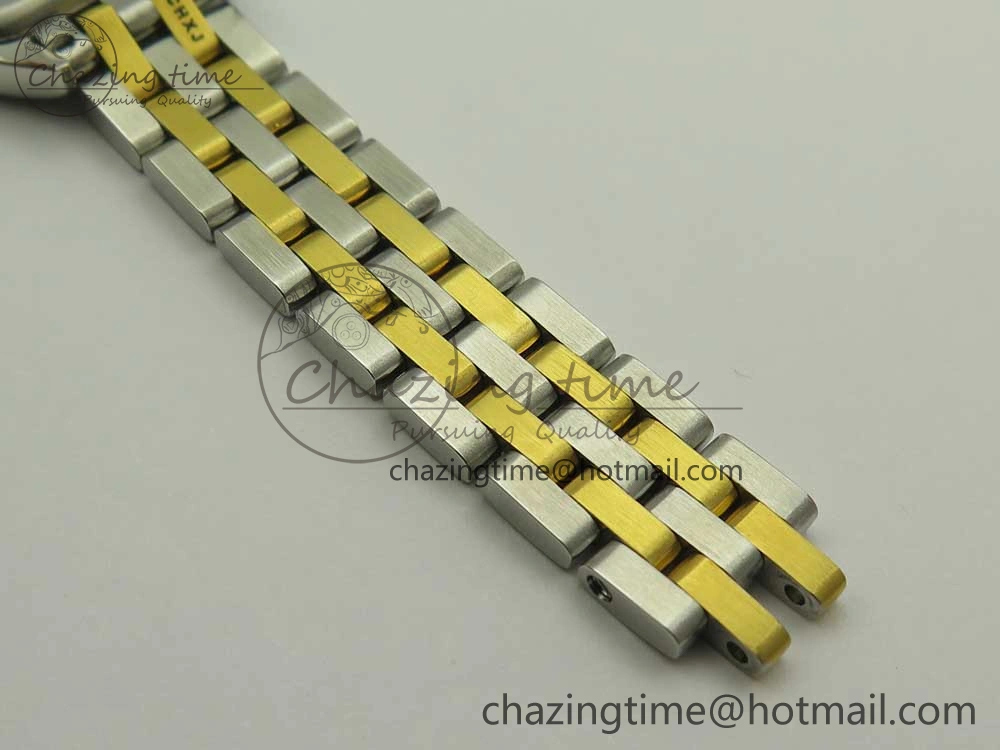 Panthère Secrete Ladies 22mm SS YG 8848F 1:1 Best Edition White Dial on SS YG Bracelet Ronda Quartz