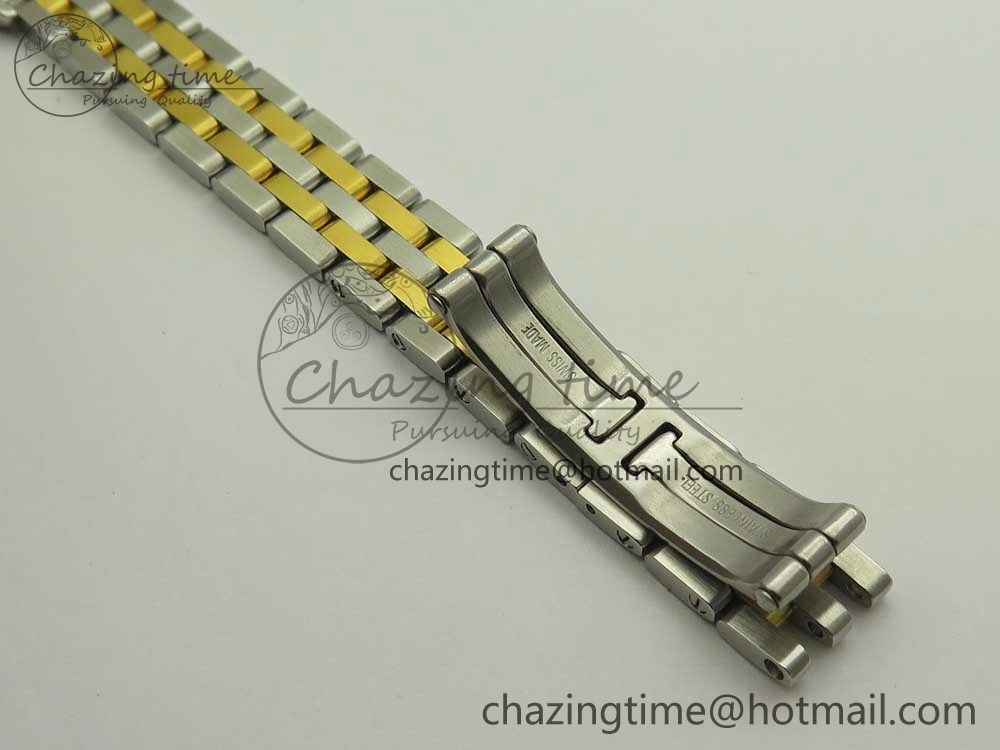 Panthère Secrete Ladies 22mm SS YG 8848F 1:1 Best Edition White Dial on SS YG Bracelet Ronda Quartz