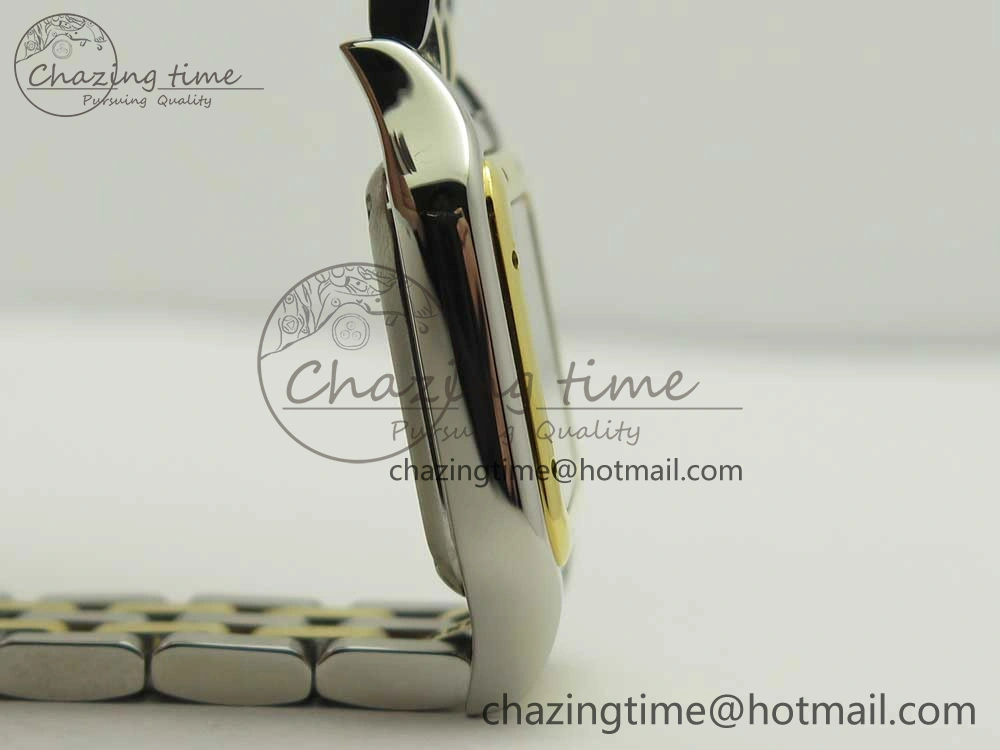 Panthère Secrete Ladies 22mm SS YG 8848F 1:1 Best Edition White Dial on SS YG Bracelet Ronda Quartz