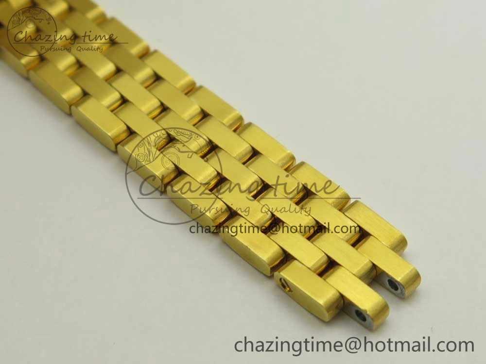 Panthère Secrete Ladies 22mm YG 8848F 1:1 Best Edition White Dial on YG Bracelet Ronda Quartz