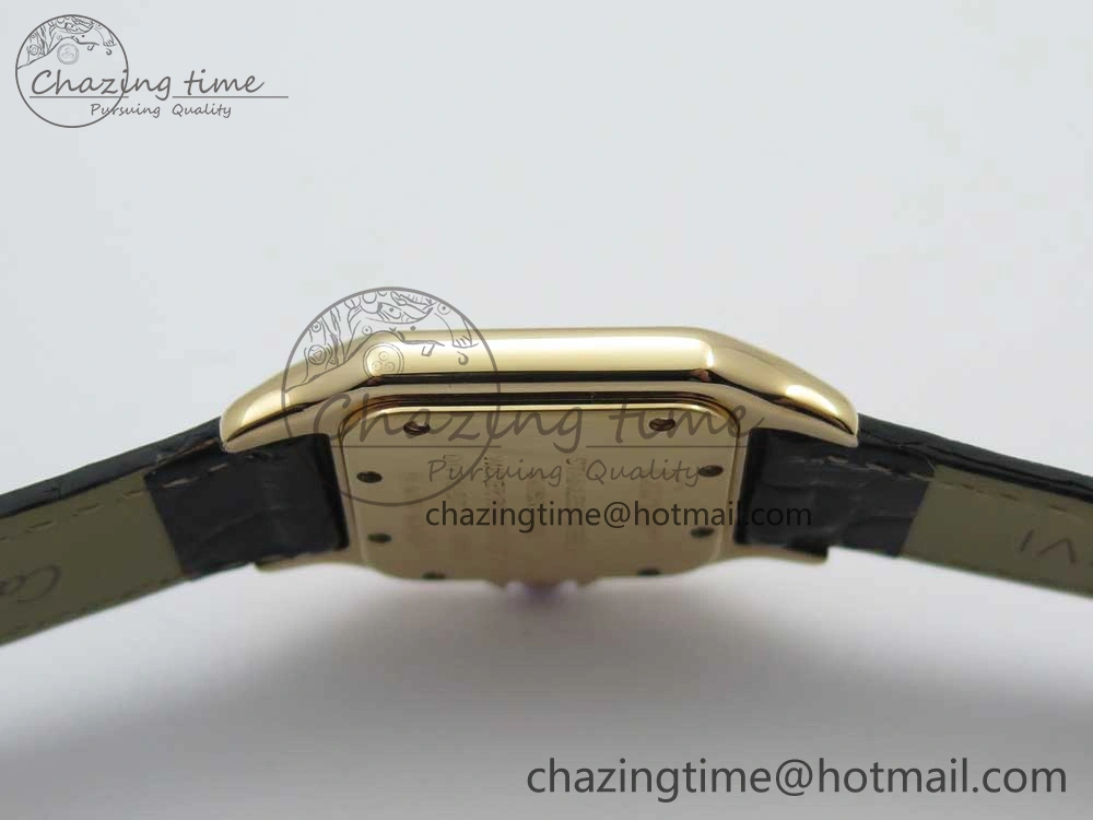 Panthère Secrete Ladies 27mm RG 8848F 1:1 Best Edition White Dial on Black Croco Strap Ronda Quartz