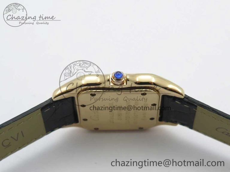 Panthère Secrete Ladies 27mm RG 8848F 1:1 Best Edition White Dial on Black Croco Strap Ronda Quartz
