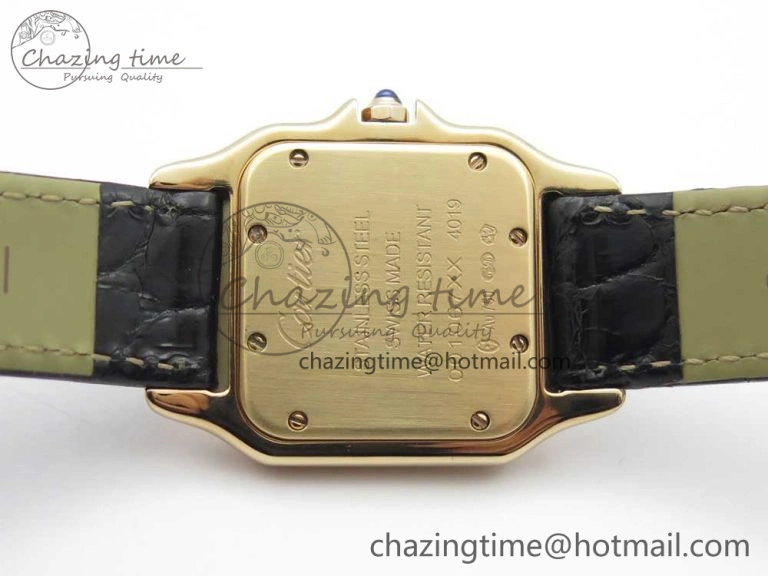 Panthère Secrete Ladies 27mm RG 8848F 1:1 Best Edition White Dial on Black Croco Strap Ronda Quartz