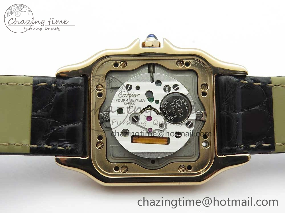 Panthère Secrete Ladies 27mm RG 8848F 1:1 Best Edition White Dial on Black Croco Strap Ronda Quartz