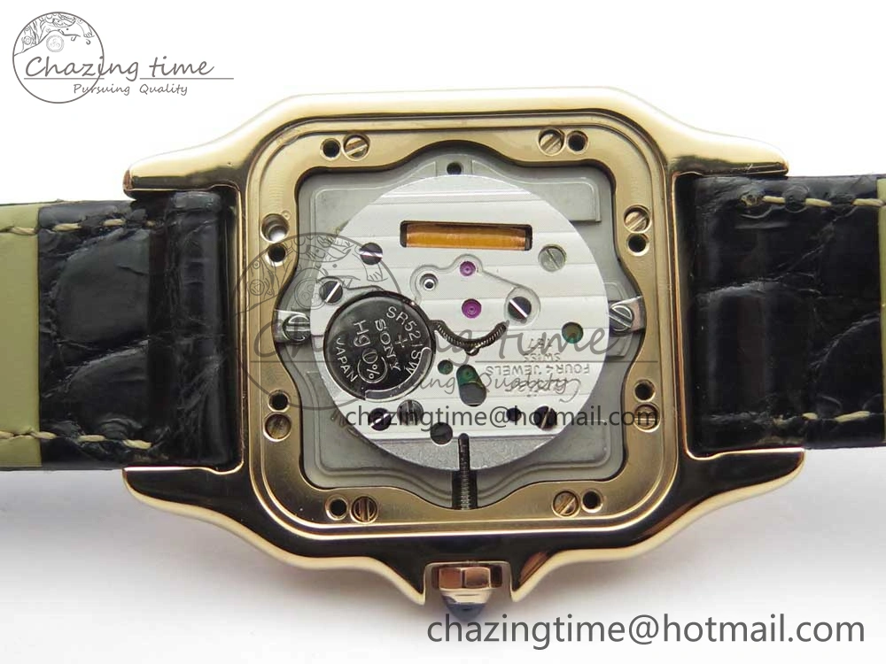 Panthère Secrete Ladies 27mm RG 8848F 1:1 Best Edition White Dial on Black Croco Strap Ronda Quartz