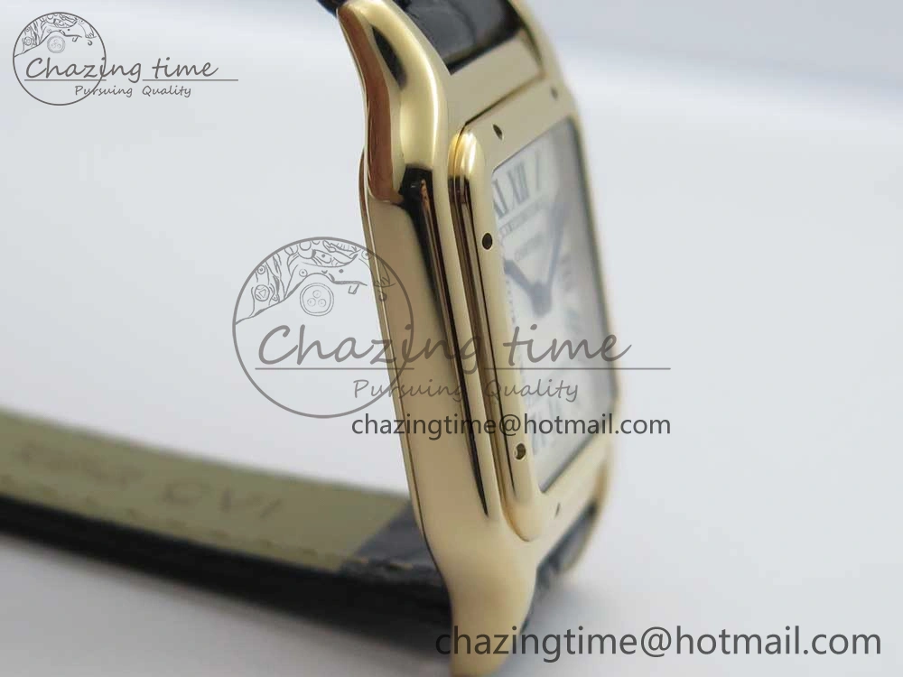 Panthère Secrete Ladies 27mm RG 8848F 1:1 Best Edition White Dial on Black Croco Strap Ronda Quartz