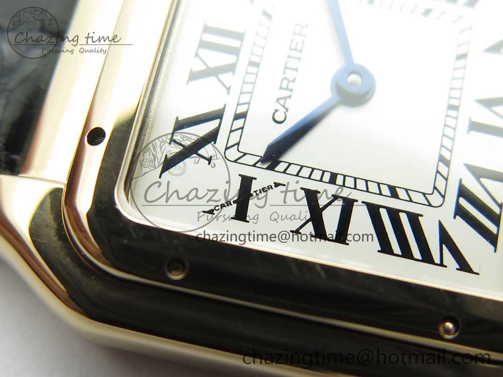 Panthère Secrete Ladies 27mm RG 8848F 1:1 Best Edition White Dial on Black Croco Strap Ronda Quartz