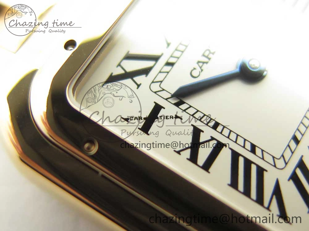 Panthère Secrete Ladies 27mm RG 8848F 1:1 Best Edition White Dial on RG Bracelet Ronda Quartz