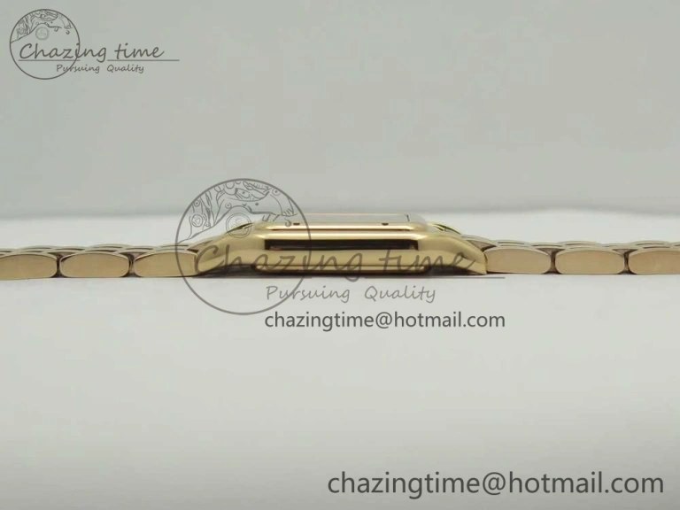 Panthère Secrete Ladies 27mm RG 8848F 1:1 Best Edition White Dial on RG Bracelet Ronda Quartz