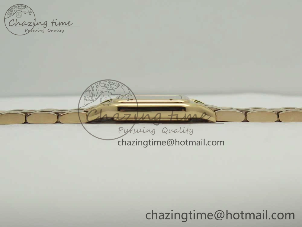 Panthère Secrete Ladies 27mm RG 8848F 1:1 Best Edition White Dial on RG Bracelet Ronda Quartz